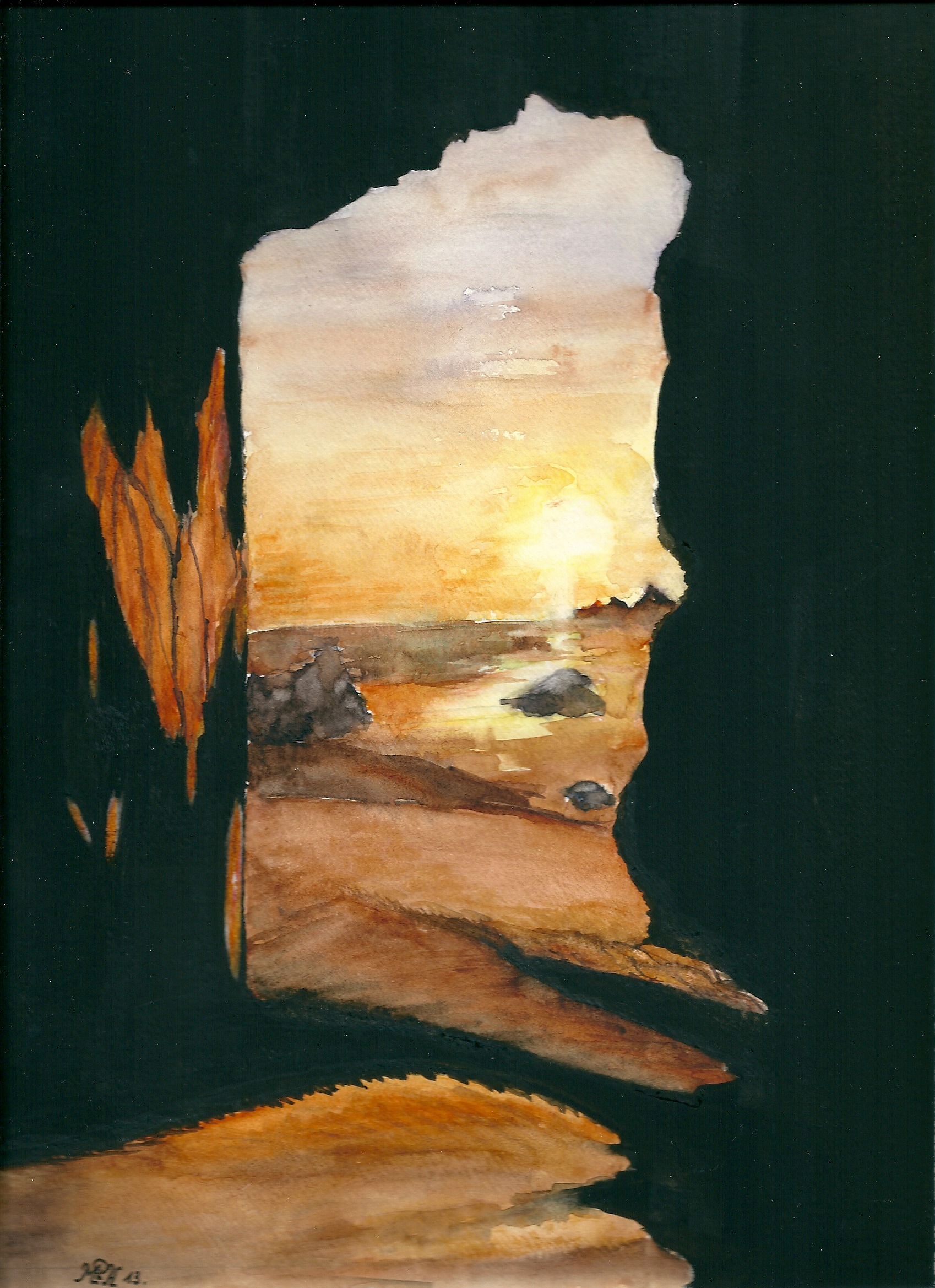 Aquarelle n°33: "La Porte"