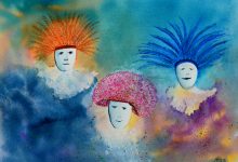 Aquarelle n°96: "carnaval"